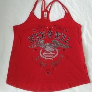 No Boundries Rock and Roll tank top